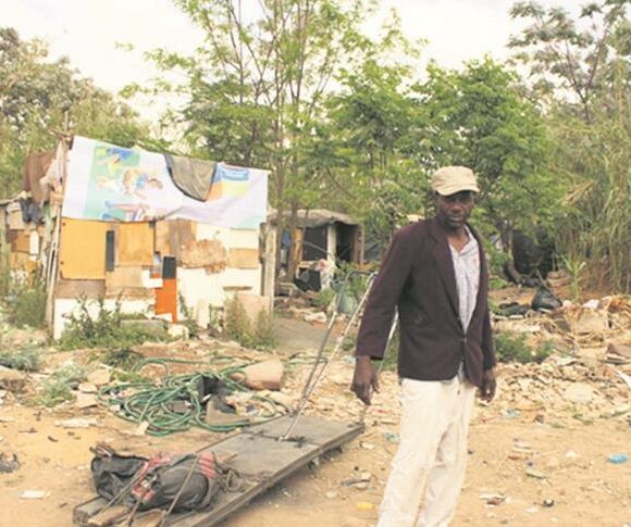 Ward 93 councillor Vino Reddy warns of expanding informal settlement on K60 Chilli Lane, following what he says is the relocation of people from Ginger Farm.