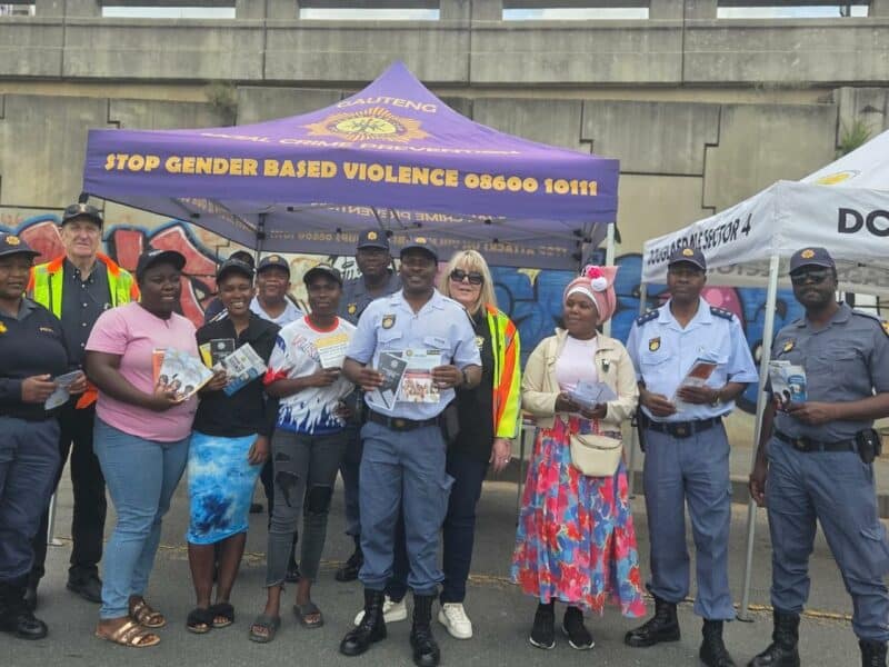 Douglasdale’s fight against gender-based violence moved into full focus, with law enforcement and community partners joining forces in a high-visibility operation along Winnie Mandela Drive.