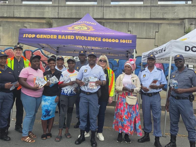 A morning vehicle checkpoint along Winnie Mandela Drive became more than just a roadblock; it marked the community’s united stand against violence toward women and children.