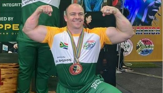 Local athlete Jean Paul van Wyk has reignited his sporting journey, rising from local competitions to representing the country at the first-ever World Strict Arm and Freestanding Curl Championships.