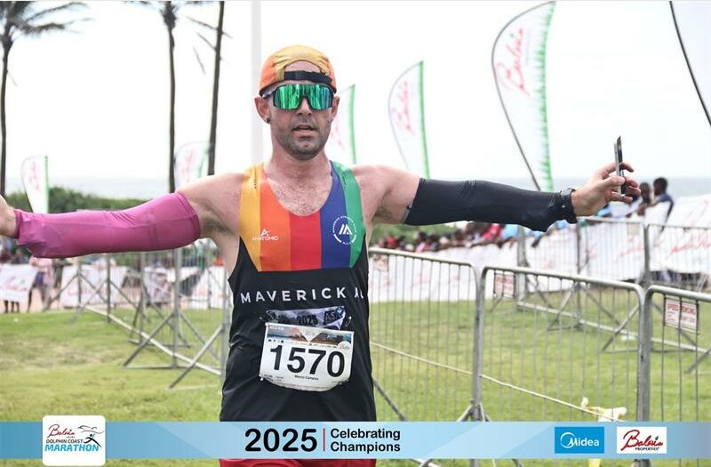 After finally conquering Comrades and navigating a year of highs and lows, Fourways runner Marco Campos reflects on resilience, community, and the lessons every mile has taught him, with bigger goals still ahead in 2026.