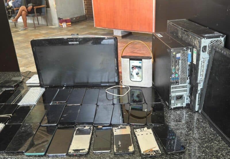 The suspect linked to a Diepsloot hijacking case and seen in a viral cell phone-snatching video has appeared in court.