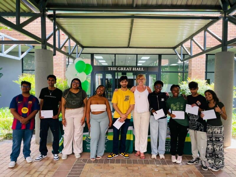 Pinnacle College Waterfall hits the academic jackpot with a 100% pass rate and record-breaking distinctions.