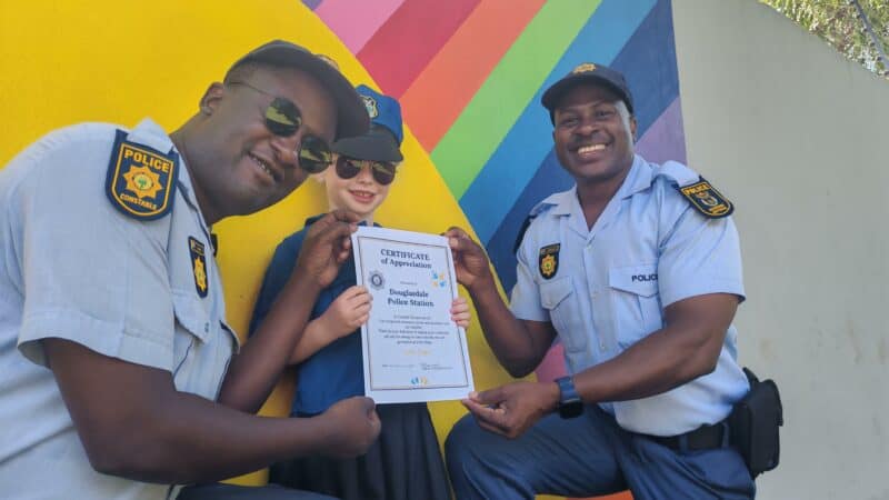 Tiny hands and grateful hearts took centre stage as Little Steps Preschool partnered with Douglasdale Police Station to mark National Police Day.