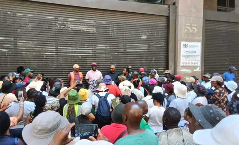 Riverside residents march to premier’s office over school construction delays and transport crisis