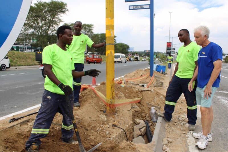 There’s digging on Winnie Mandela Drive, but it’s good news for motorists, as a problem intersection finally gets a full traffic light overhaul.