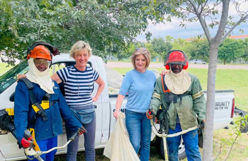 At the corner of K60 and Nanyuki Road, a small forest is a deeply personal tribute.