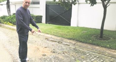 Ward 94 councillor David Foley at Fourways Gardens Estate. Photo: Ditiro Masuku