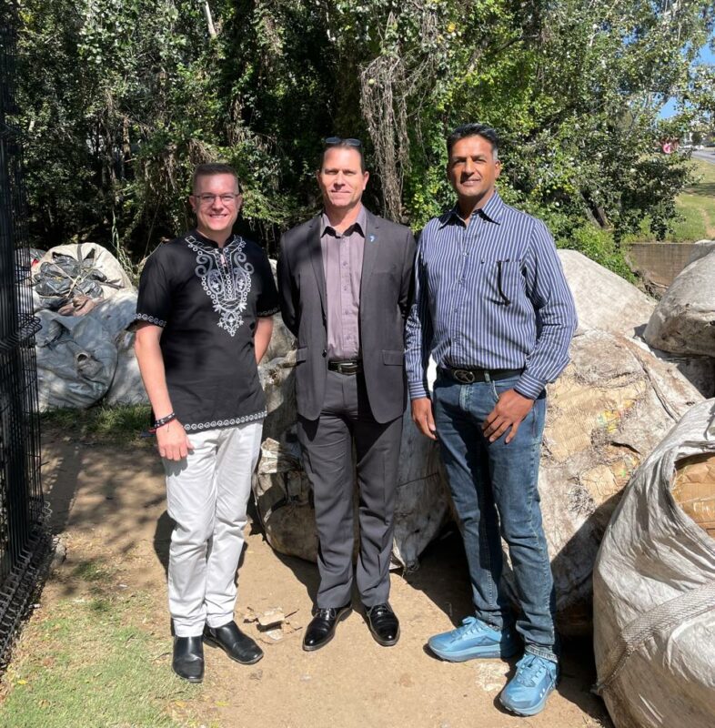 Reddy is calling on the City of Johannesburg to formalise recycling activities along Paulshof Spruit Park to protect the environment while supporting waste recyclers.