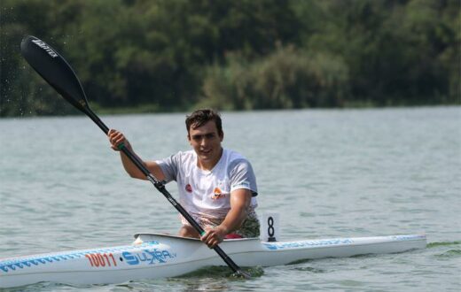 Ethan Cockram at Roodeplaat Dam in Pretoria for the South African Sprint Championships, held from March 27 to 29. Photo: Supplied