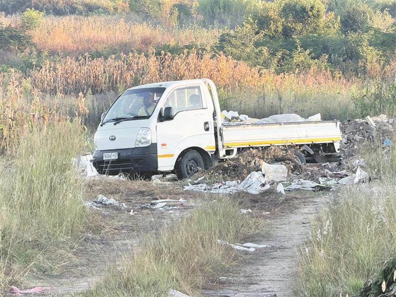The fed-up resident filmed a truck driver allegedly dumping waste illegally, as the metro police warns offenders face hefty fines and possible jail time.