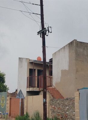 Removed transformers in Diepsloot Ext 6 on November 27, 2025. Photo: Supplied