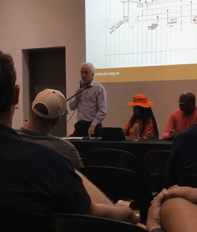 Ward 94 councillor David Foley used a meeting he convened on the long-delayed Chorisia Road repairs to set the record straight about false salary claims, while officials confirmed the project will soon begin.