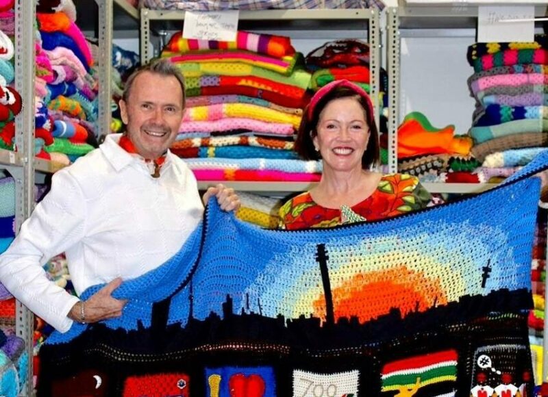 Founder of the heart-warming movement, Carolyn Steyn, invites residents in Johannesburg to a vibrant showcase of creativity, compassion and community knitting.