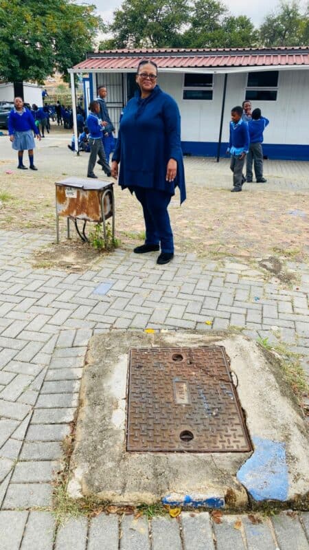 A decade-old borehole continues to keep learners in class and the community supplied despite ongoing water challenges in Diepsloot.
