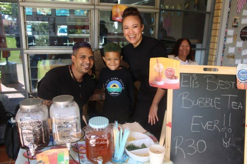 Bright stalls and big energy from the Little Steps Pre-School entrepreneurs set the scene at Dairfern College, turning play into profit.