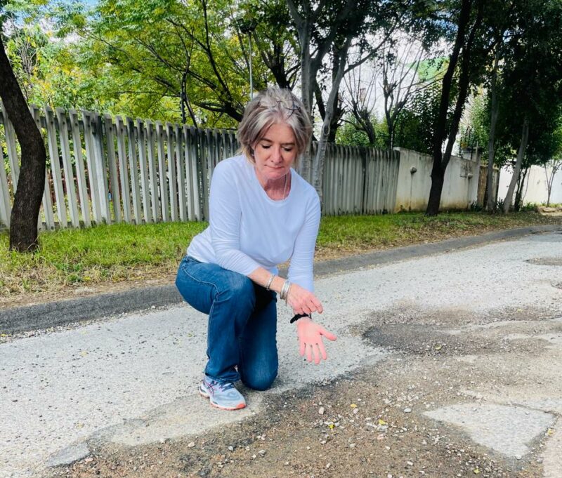Residents say a dangerous stretch at Nanyuki and Malindi roads has been neglected for nearly two years, with worsening potholes and broken street lights creating a serious safety hazard.
