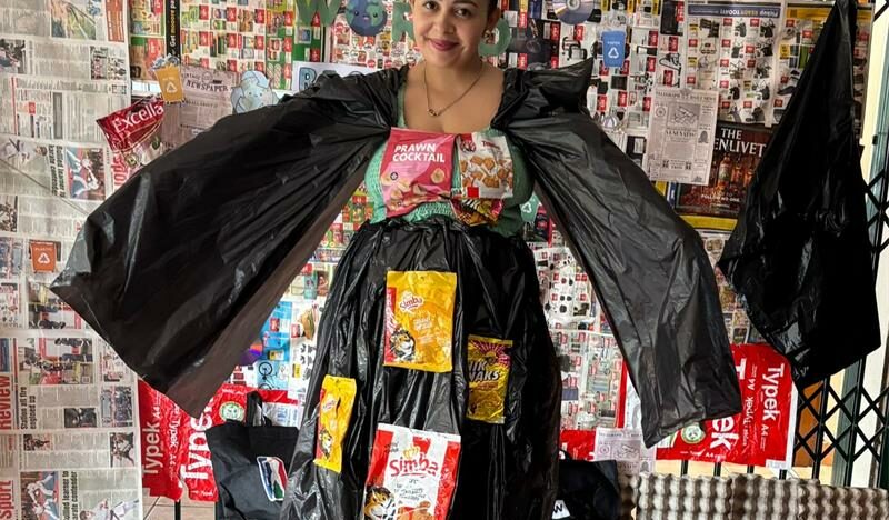 Learners showcase creativity and environmental awareness through a vibrant recycled fashion initiative.