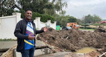 Ward 93 councillor Vino Reddy on April 26, 2026. Photo: Ditiro Masuku