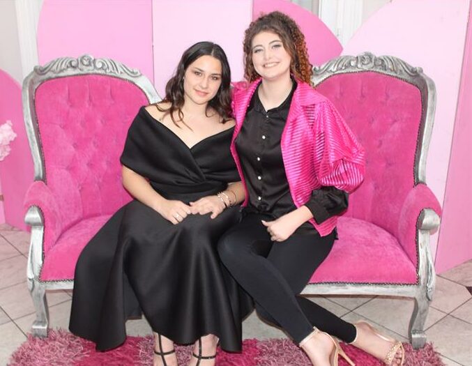 Giuiiana Elkington and Mijan Potgieter during the New Romantics Masquerade Fashion Event held at the Indaba Hotel in Fourways on May 16, 2026. Photo Ayanda Ntshingila