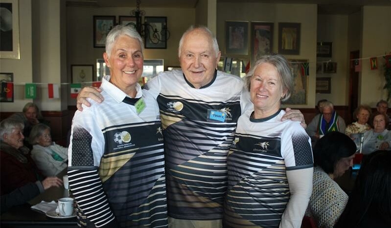 : Lonehill Senior Club members in the Bafana Bafana t-shirt to support the team at Dino’s Pizzeria Restaurant in the Lonehill Shopping Centre on May 20, 2026. Photo: Ayanda Ntshingila