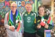 Lonehill Senior Club members with coach Grant Johnson at Dino’s Pizzeria Restaurant in the Lonehill Shopping Centre on May 20, 2026. Photo: Ayanda Ntshingila