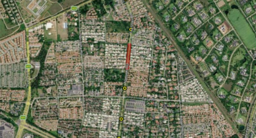 A map showing possible locations for low profile speed humps. Photo Supplied