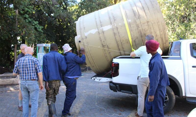 The heritage and recreational site in Fourways is getting a lifeline after the Fourways Main Reef Rotary Club, along with a generous single donor, spent thousands on a new water tank installation.