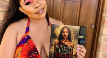 Ntando Xaba holding her book, Eleven Lies and One Truth, to be launched on July 4, 2026, at Rosebank International's Braamfontein campus. Photo: Supplied