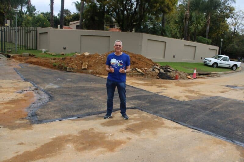 After years of delays, bursts, and repeated repairs, Balder Road is finally nearing completion, with only finishing touches remaining.