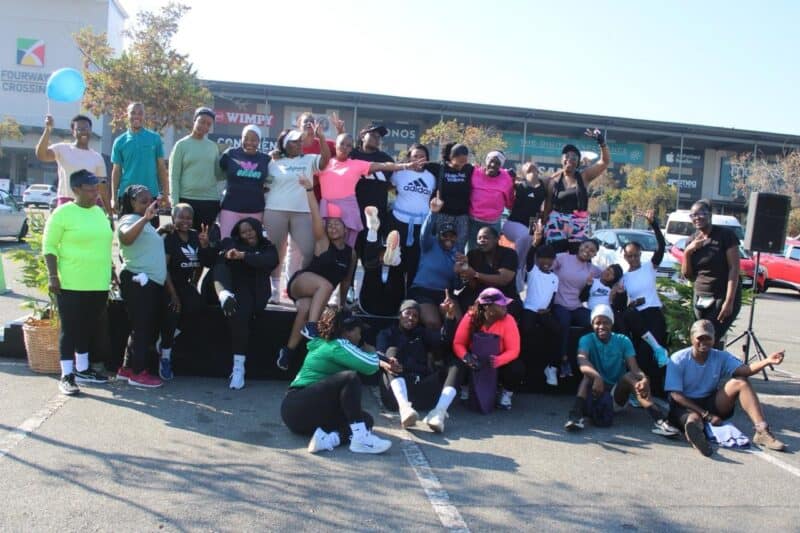Community members filled Fourways Crossing with energy and excitement during the second Feel Good Fitness event, where residents enjoyed outdoor workouts, wellness activities, and giveaways.