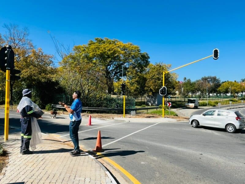 Ward 93 councillor Vino Reddy says residents fear the new traffic lights at the corner of Nanyuki and Kilindini roads could worsen congestion on one of Sunninghill’s busiest arterial routes.