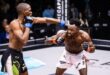 Tebatso Molele connects with a left hook against Lecture Gumbi at EFC 134 at the EFC performance institute arena on June 4, 2026. Photo: Supplied