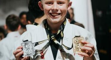 Connor Cloete showcases the medal he won at Submission Kings, Queens, and Kids 22 tournament at Lakeside Mall in Benoni on May 30-31, 2026. Photo: Supplied