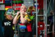 Gary Katzen wins 1st place and the gold medal in the masters 100 kg division in both strict arm and freestanding Curl. Photo: Supplied