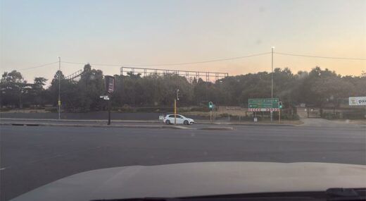 Two big billboards that were erected in front of Steyn City School were removed on June 10, 2026. Photo Supplied
