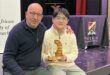 Frank Sturgess and his award-winning student Ryo Nitta, at Frank's Music School in Jukskei Park. Photo: Supplied