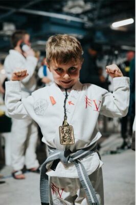 Leo Lopes showcases the medal he won at Submission Kings, Queens, and Kids 22 tournament at Lakeside Mall in Benoni on May 30-31, 2026. Photo: Supplied