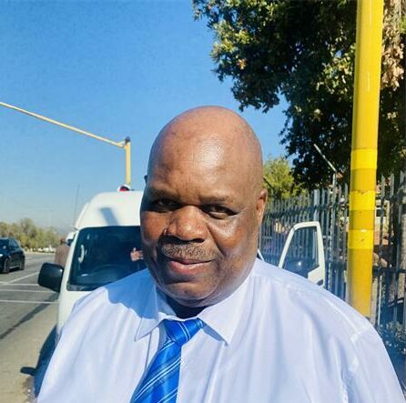 Alexandra Taxi Association spokesperson Mbuzeni Mhlongo in May 2025. Photo: Ayanda Ntshingila