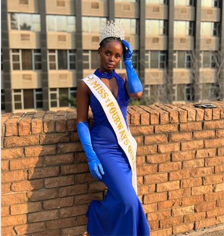 Samukelisiwe Mhlongo, the first-ever Miss Fourways, using her crown to empower young women on May 30, 2026. Photo: Supplied