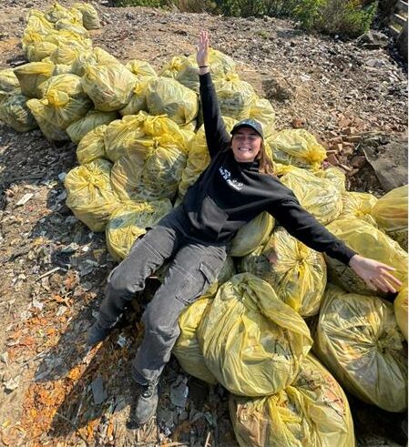 Zoe Prinsloo from the Save A Fishie non-profit organisation. Photo: Supplied