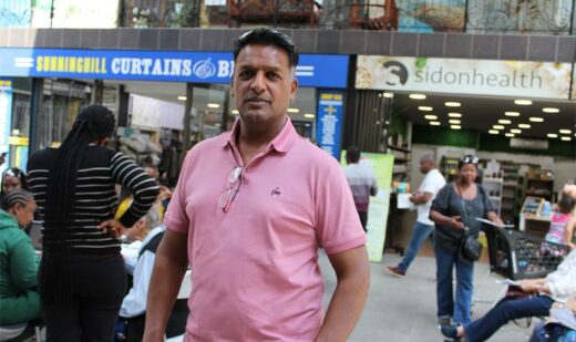 Ward 93 councillor Vino Reddy. Photo: Ayanda Ntshingila