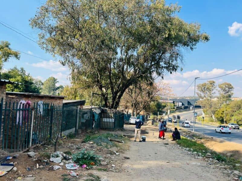 Residents of the Clay Oven informal settlement are being encouraged to avoid burning rubbish as community leaders work to address smoke complaints from neighbouring communities on June 10, 2026. Photo: Ditiro Masuku.