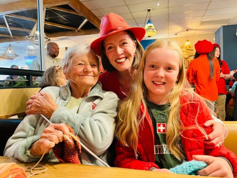 Kate Lee Pettey-Tredoux and Colleen Wilson and founder of the organisation Carolyn Steyn on June 13, 2026. Photo: Ditiro Masuku
