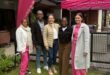 Sister Vera Mogashwa, sister in-charge at Mulbarton,Sakhe Jabaza, Anastasia Lazarides, from Sureway Funerals, Dr Pabhadhu Motlapema, chiropractor from Dainfern Chiro, and Alison Buchanan, from Ali-cares. Photo: Supplied