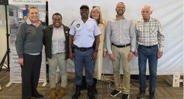 Representatives from various organisations at the senior citizens fraud and crime awareness campaign. Photo: Supplied