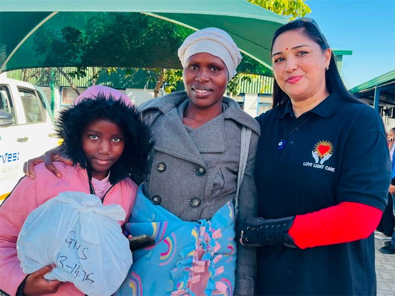 Charity Nyoni, Anele Moyo, and Michelle Chelliah Singh during Mandela Day at Witkoppen Clinic on July 17, 2026. Photo: Ditiro Masuku