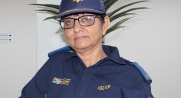 Douglasdale station commander Brigadier Veeshani Arikum is proud of her station for being hard at work on crime in the area. Photo: Reitumetse Gugushe