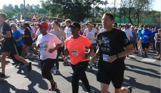 Runners and walkers during the 2025 Lonehill 5km fun run/walk on September 27, 2026. Photo: Ayanda Ntshingila