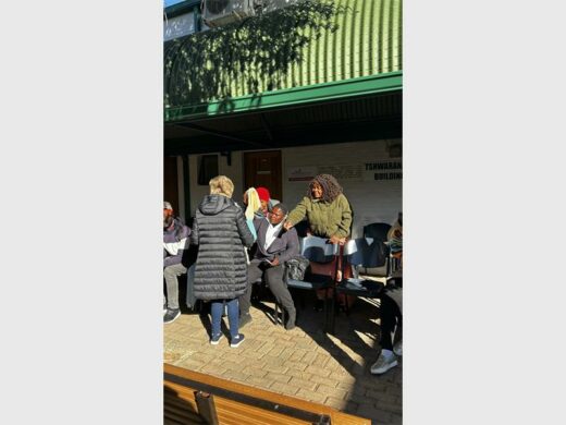 Cedar Lakes KnitWits members deliver kindness at Witkoppen Clinic on July 16, 2026. Photo: Ayanda Ntshingila